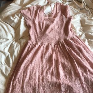 Blush pink dress